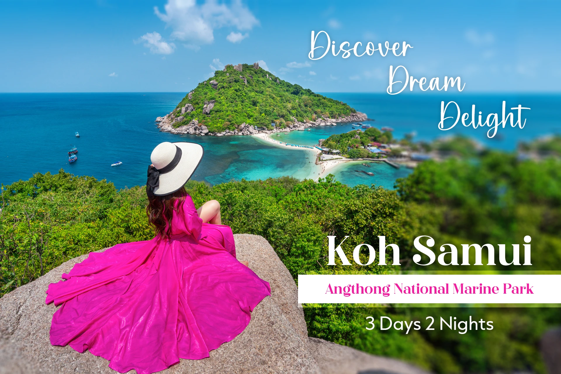 Koh Samui City Tour 3 Days 2 Nights – Angthong National Marine Park